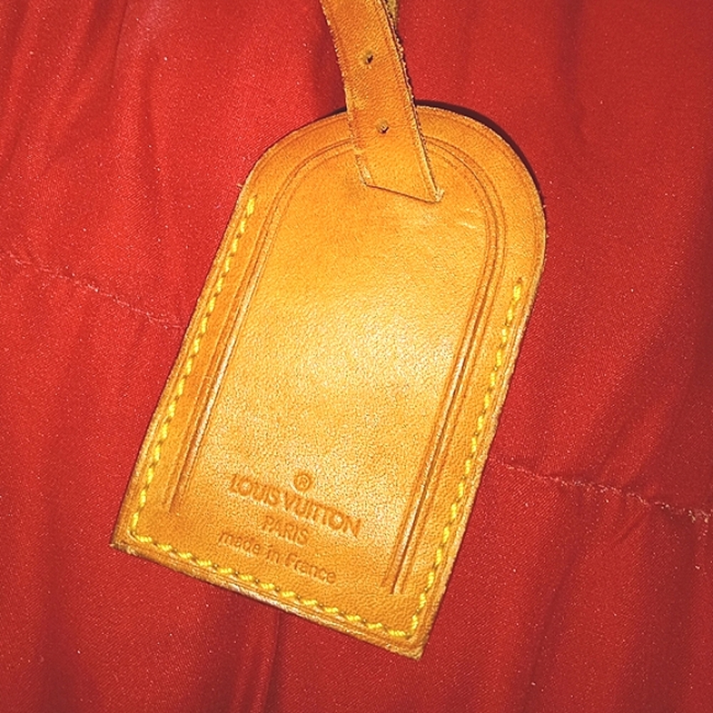 Authentic Louis Vuitton luggage tag
